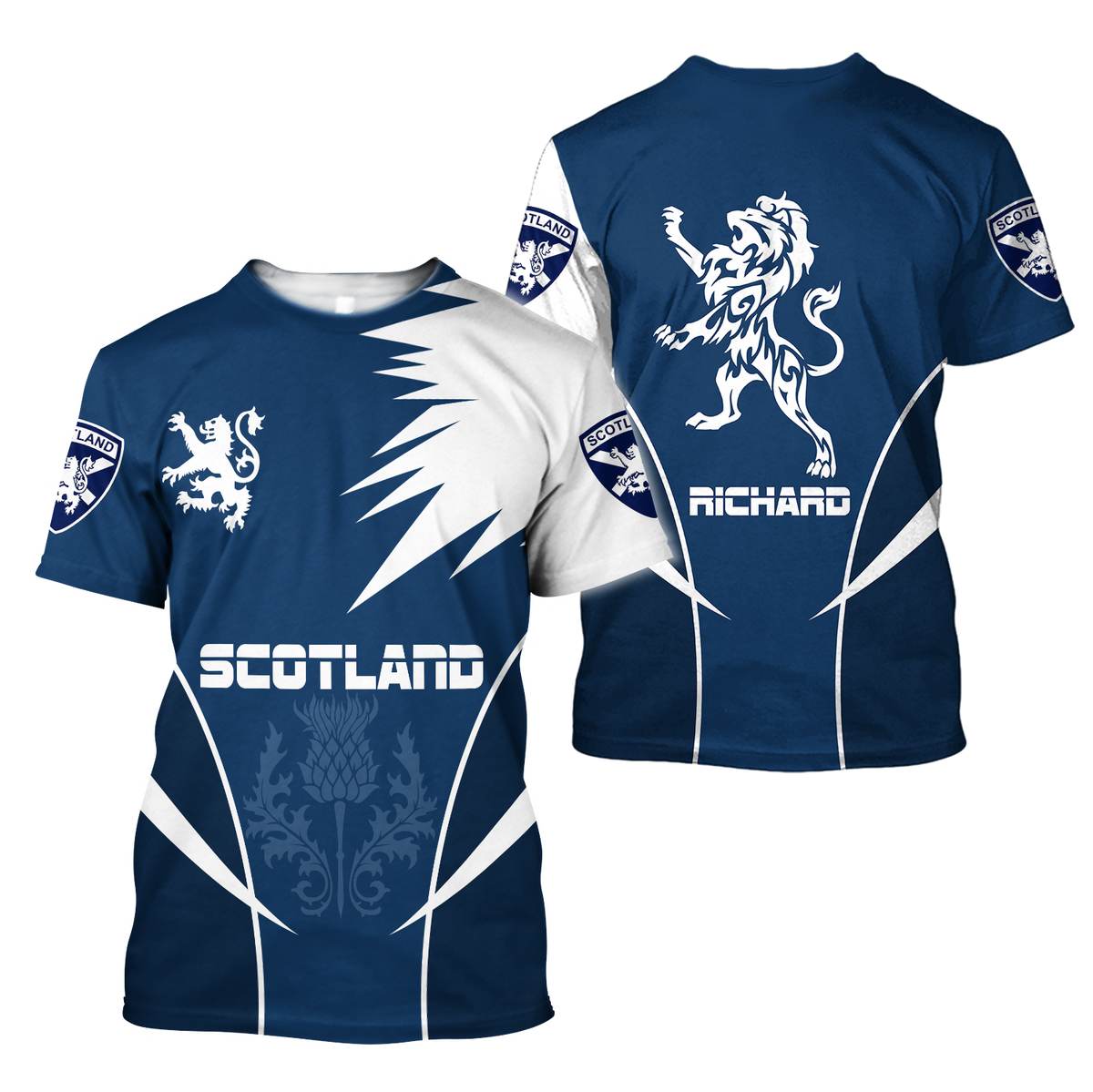 Scottish Rampant Lion Active Special Hoodie (Customize)-Apparel-PL8386-T-shirt-S-Vibe Cosyβ’