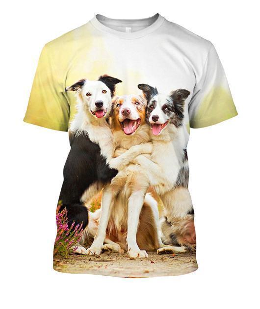 3D All Over Print Dog Zip Hoodie-Apparel-Phaethon-T-Shirt-S-Vibe Cosy™