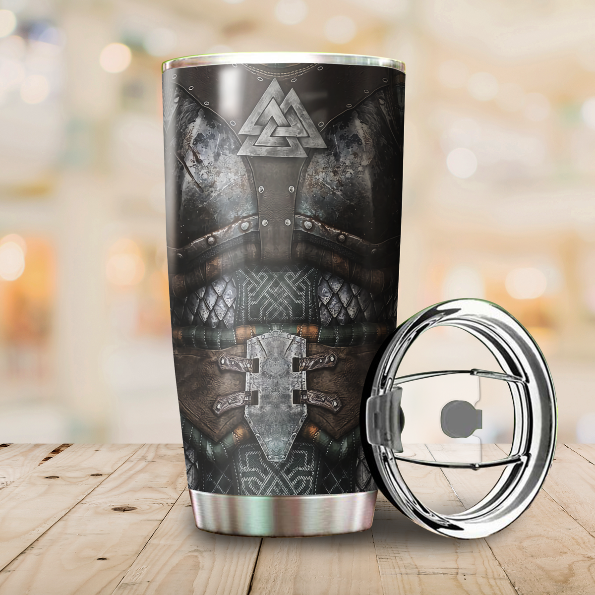 Customized Name Viking Steel Tumbler