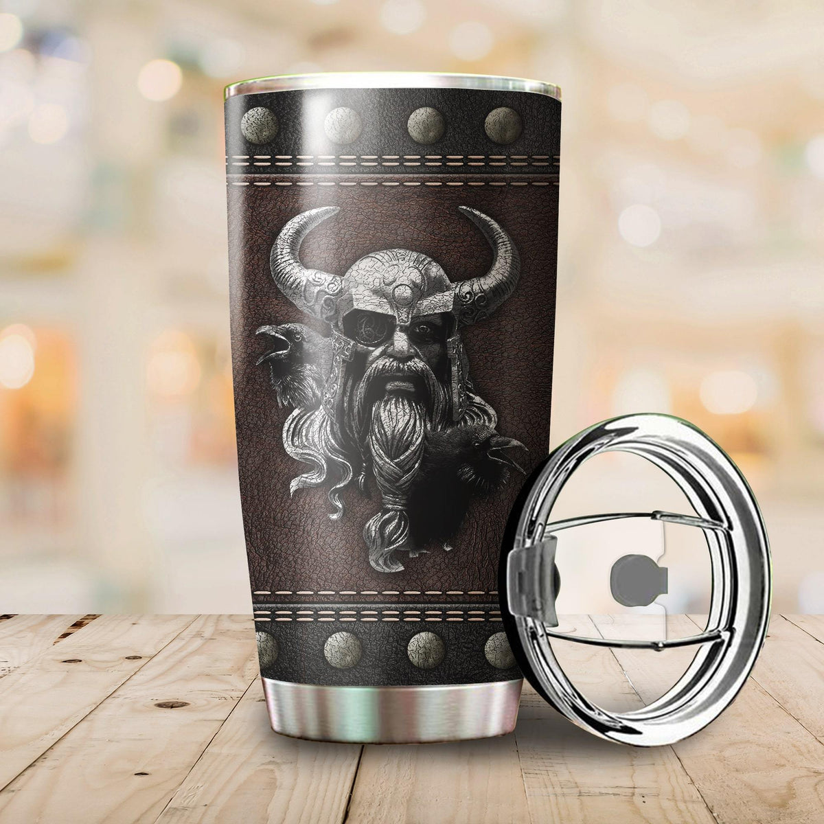 Customized Name Viking Steel Tumbler