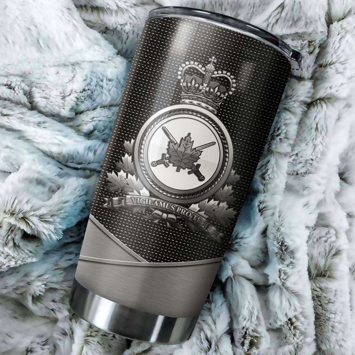 Personalized Name XT Canadian Veteran Stainless Steel Tumbler TNA11032107