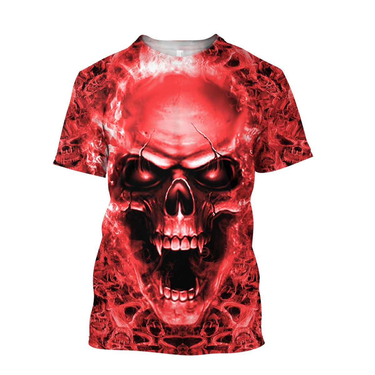 Skull Unisex Tshirt Red Ver DD14122106