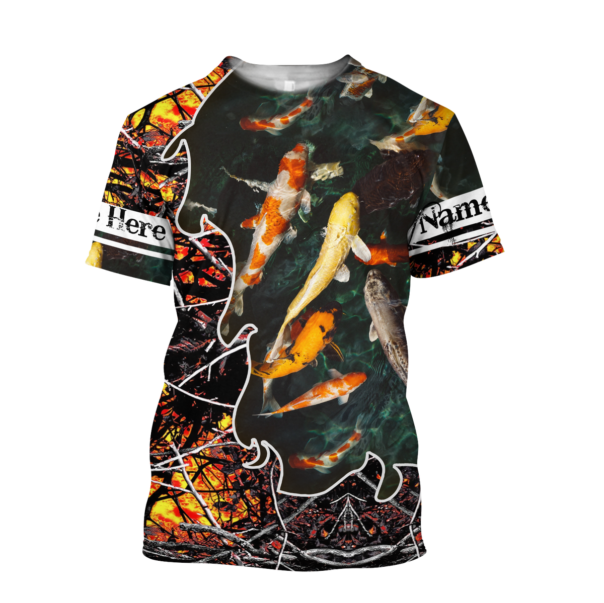 Personalized Name XT Beautiful Koi 3D All Over Printed Shirts TNA01032102