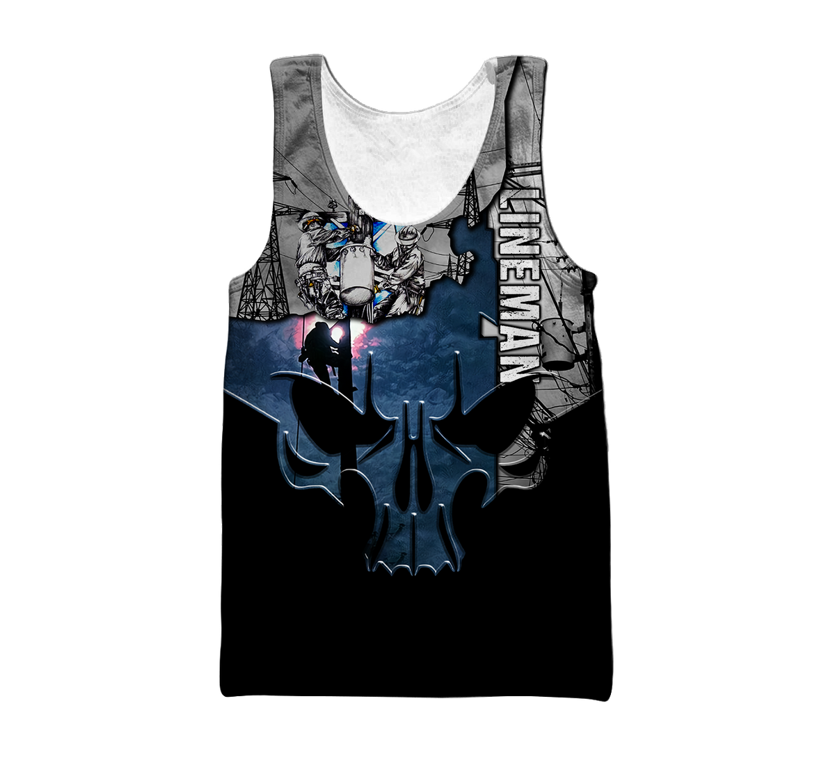 Lineman 3D All Over Printed Hoodie HAC230901