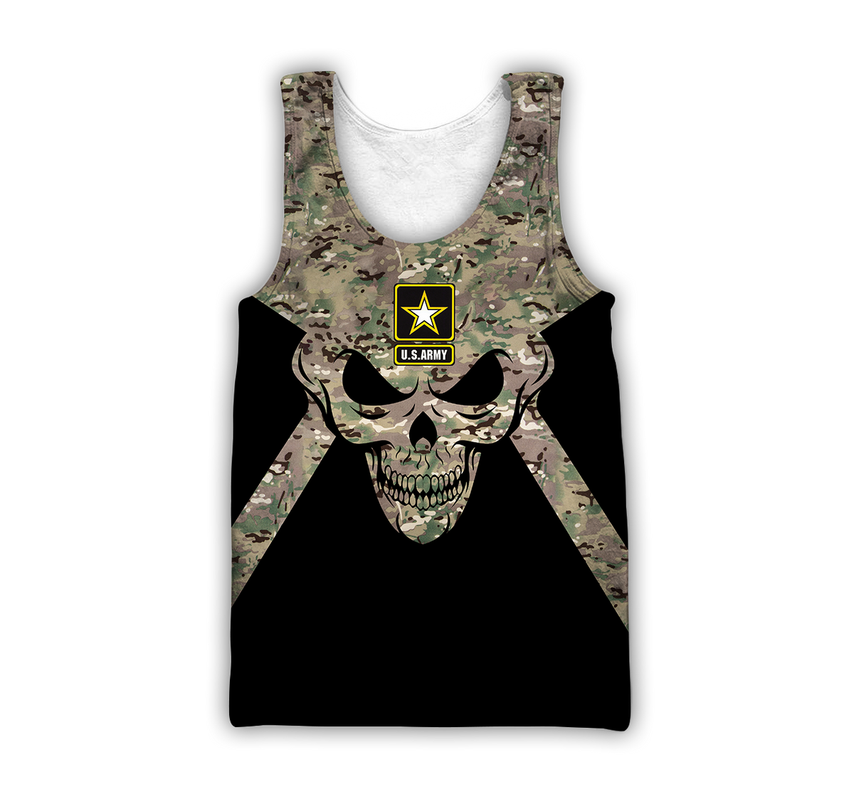 Soldier US Army Skull 3D All Over Printed Shirt Hoodie MP28082005