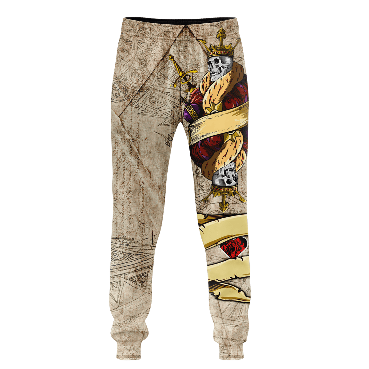 Customize Name Skull Combo Hollow Tank Top And Legging Outfit