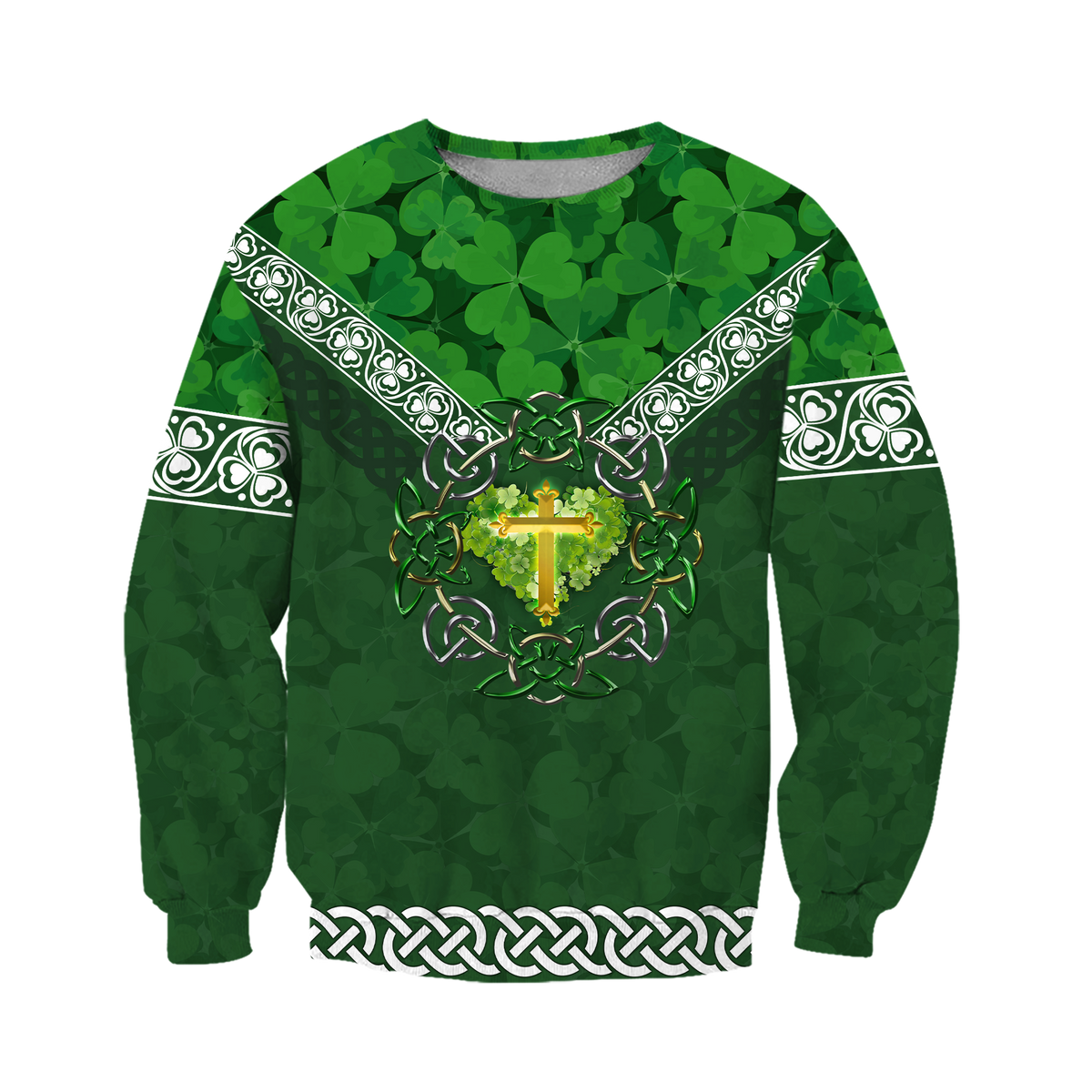 Premium Christian Jesus Easter St Patrick's Day 3D All Over Printed Unisex Shirts