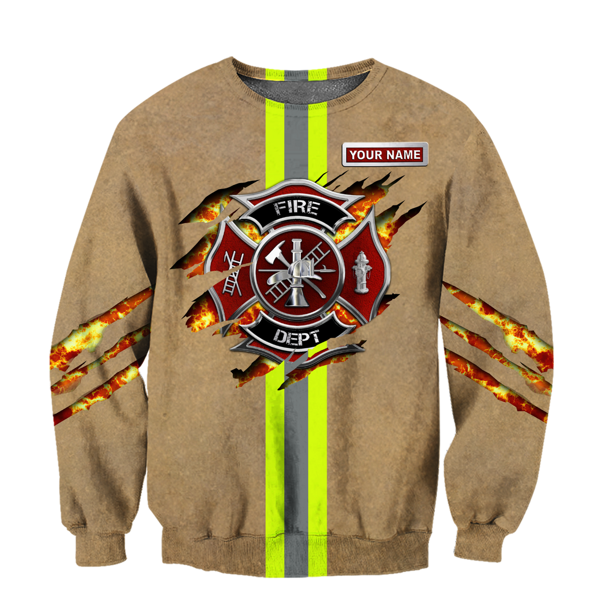 Customize Name Firefighter Hoodie Shirts For Men And Women
