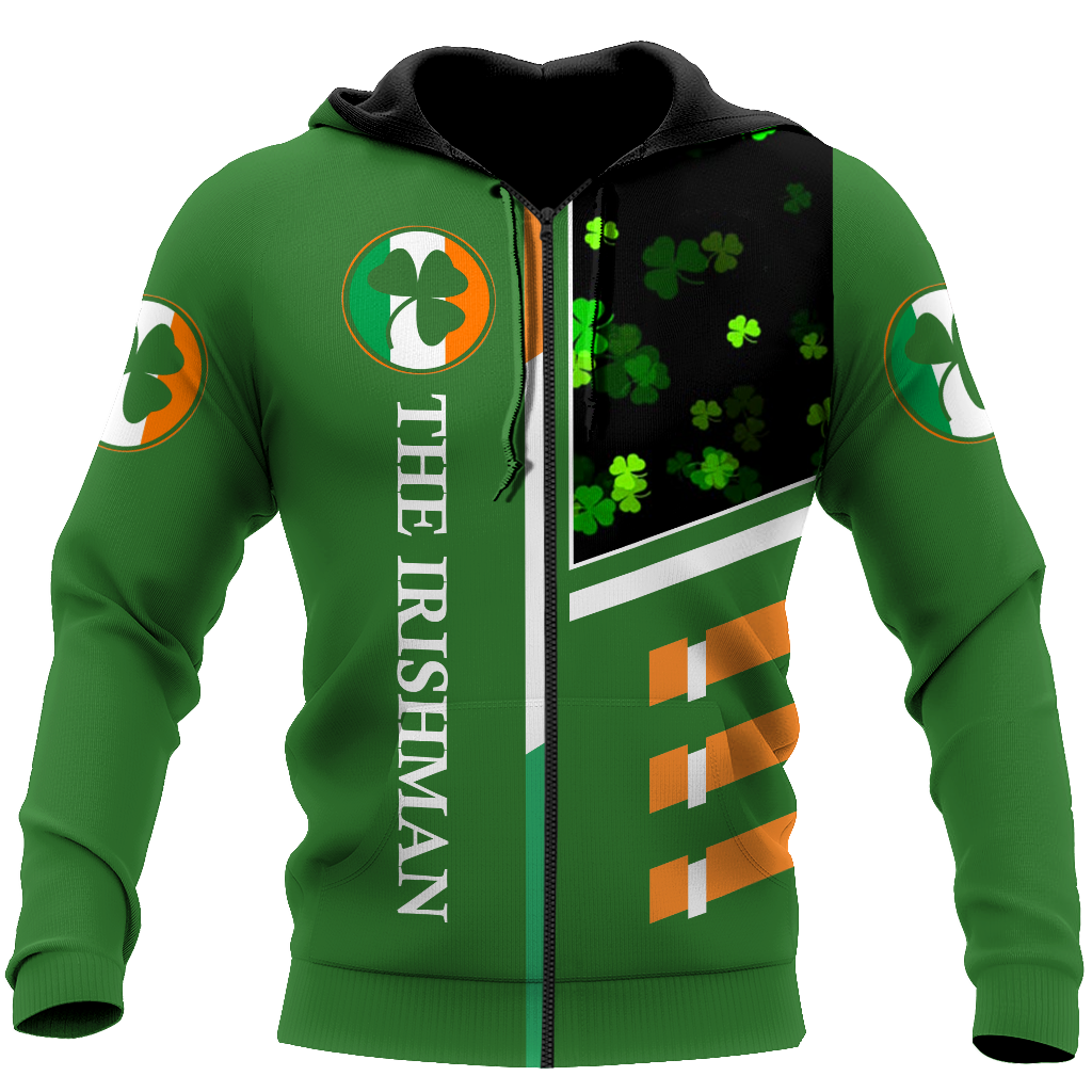 3D All Over Printed Irish- American St Patrick Day Unisex Shirts