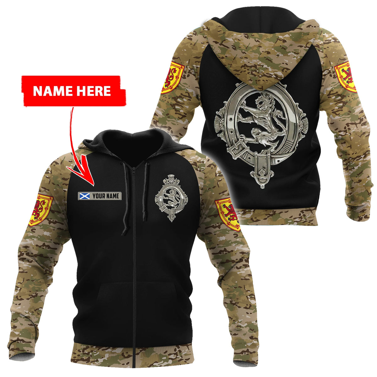 Custom Name XT British ARF Veteran 3D Printed Shirts Pi13042103