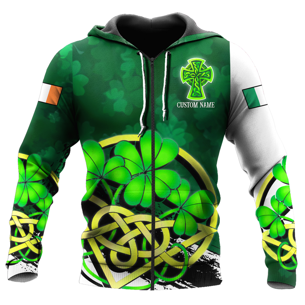 3D All Over Printed Irish St Patrick Day Unisex Shirts SK04022101 Custom Name XT