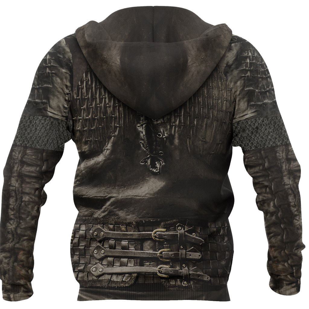 Irish Armor Knight Warrior Chainmail 3D All Over Printed Shirts For Men and Women AM020301-Apparel-TT-Hoodie-S-Vibe Cosyβ’