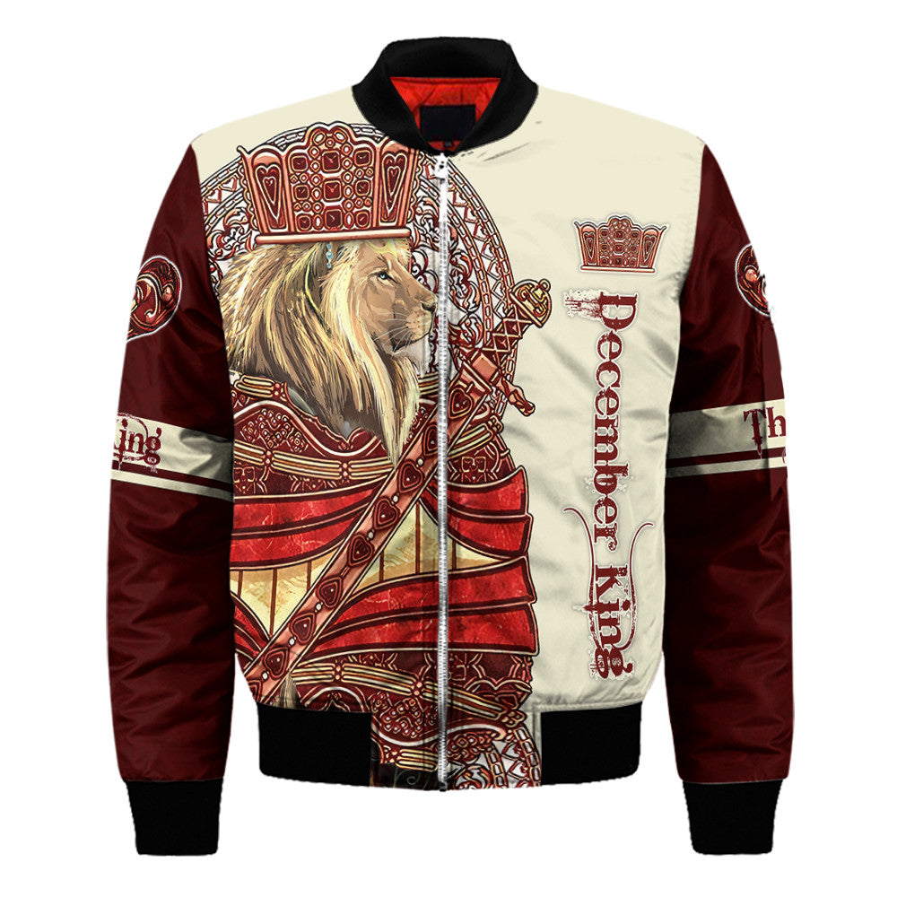 December Lion Royal King 3D All Over Printed Unisex Shirts