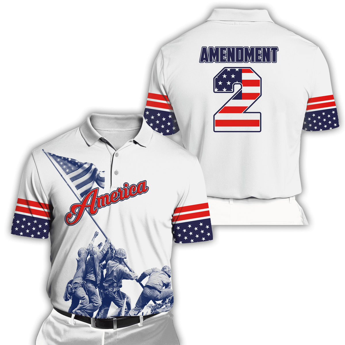 American 3D All Over Printed Unisex Shirts