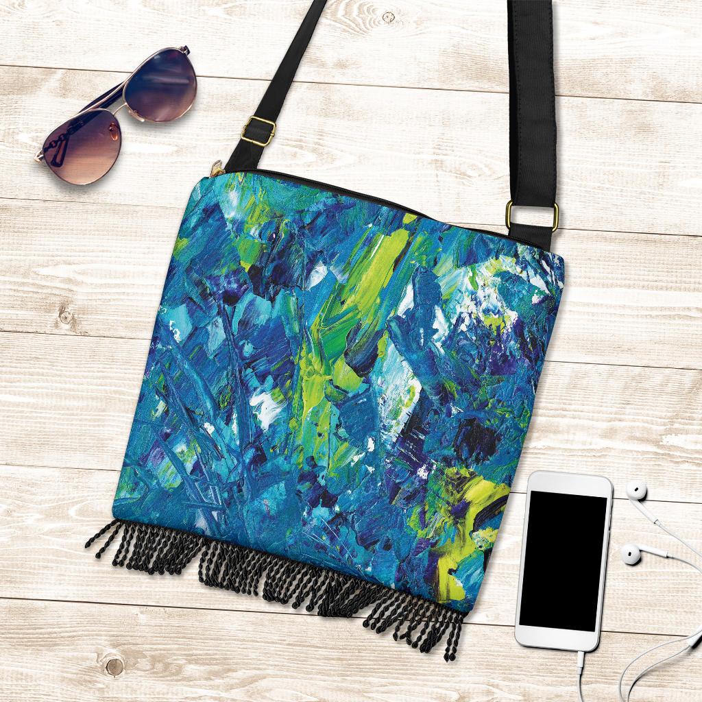 Abstract Oil Paintings P3 - Crossbody Boho Bag-Amaze Styleโข-Crossbody Boho Handbag - Abstract Oil Paintings P3 - Crossbody Boho Bag-One Size-Vibe Cosyโข