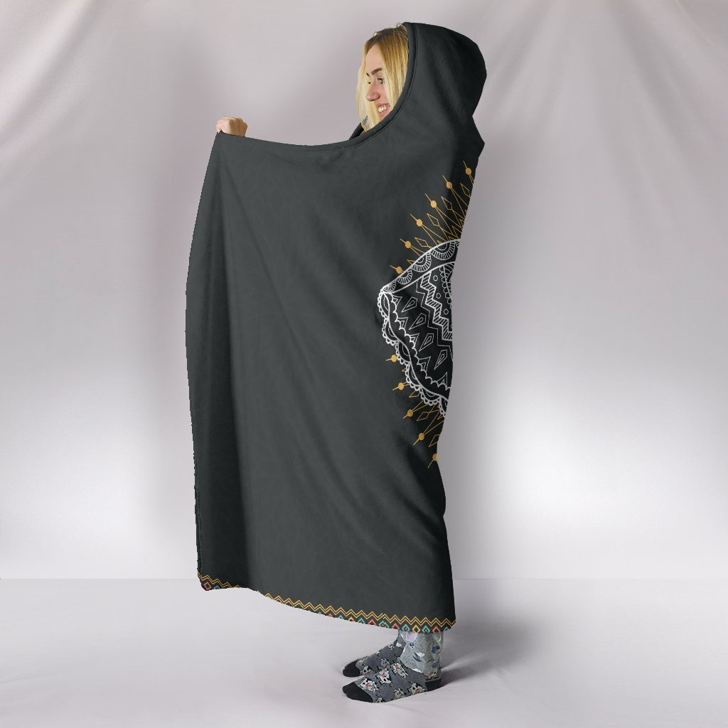 Custom Hoodie Blanket _ Elephant Love-6teenth Worldโข-Hooded Blanket-Youth 60"x45"-Vibe Cosyโข
