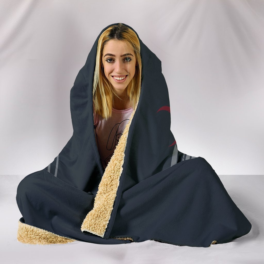 Custom Hoodie Blanket _ Bloody Owl-6teenth Worldโข-Hooded Blanket-Youth 60"x45"-Vibe Cosyโข