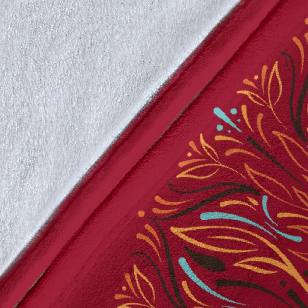 Mandala P1 (Jester Red) - Throw Blankets-Amaze Styleโข-Premium BlanketMandala P1 (Jester Red) - Throw Blankets-Youth (56 x 43 inches / 140 x 110 cm)-Vibe Cosyโข