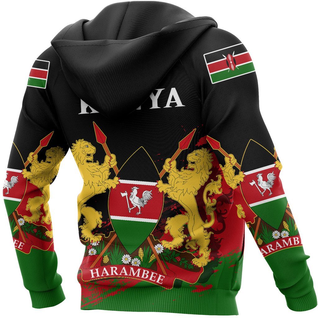Kenya 3D All Over Printed Shirts for Men and Women TT0071-Apparel-TT-Hoodie-S-Vibe Cosy™