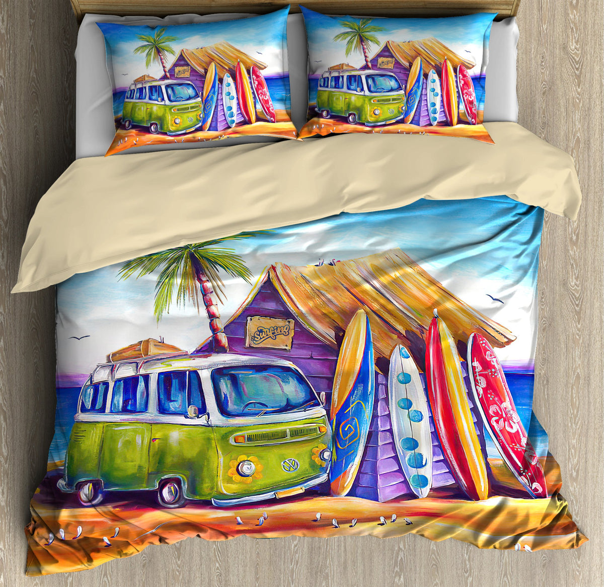 Surfboard Bedding Set Pi03082008