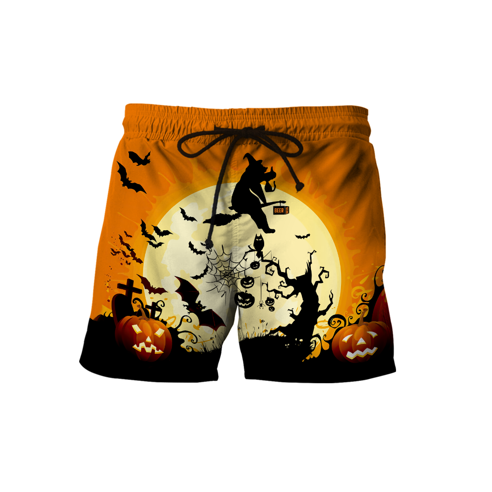 Beautiful All Over Printed Halloween Bear Witch Hoodie DD08172004-MEI
