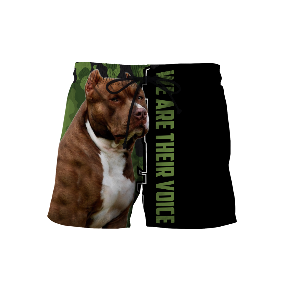 We Are Their Voice Pit Bull 3D All Over Print Hoodie DD09262002