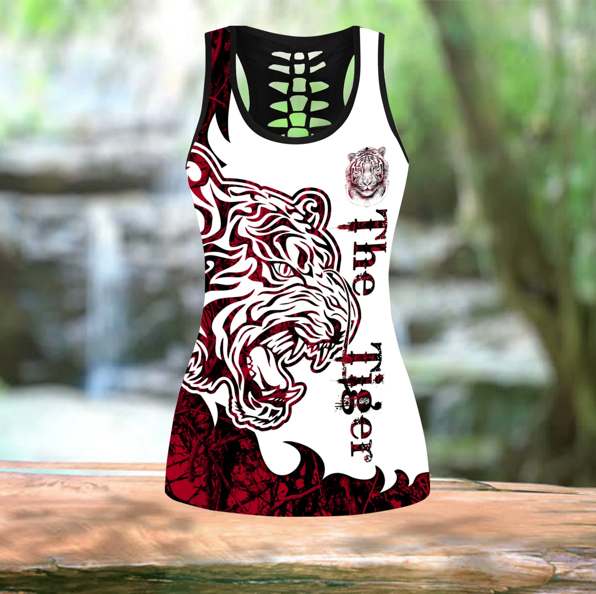 Tiger Red Tattoo Combo Tank Top + Legging JJW17082002