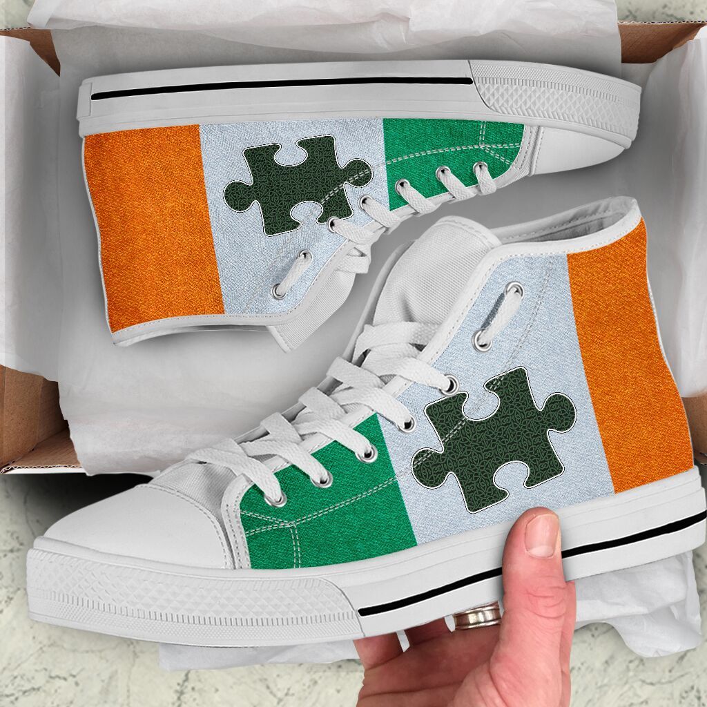 Irish Autism White Limited Shoes SU040304-Shoes-SUN-EU42 (US10)-Vibe Cosyβ’