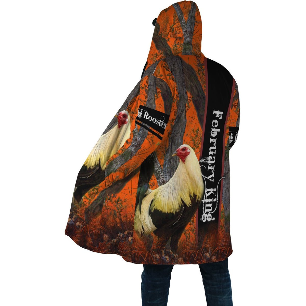 Premium February Rooster 3D Over Printed Unisex Shirts ML