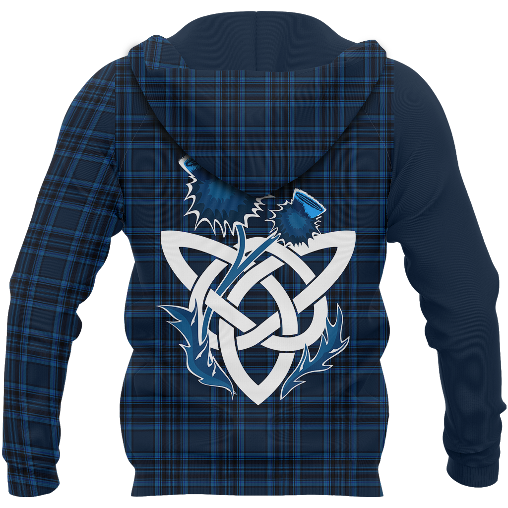 Scotland Saltire Celtic Thistle Hoodie Blue-Apparel-HD09-Zip Hoodie-S-Vibe Cosy™