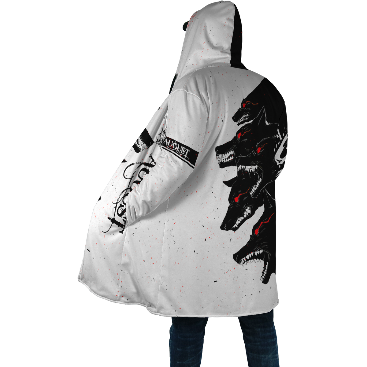 The Dark Wolf August 3D All Over Printed Unisex Deluxe Hoodie ML