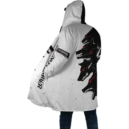 The Dark Wolf November 3D All Over Printed Unisex Deluxe Hoodie ML