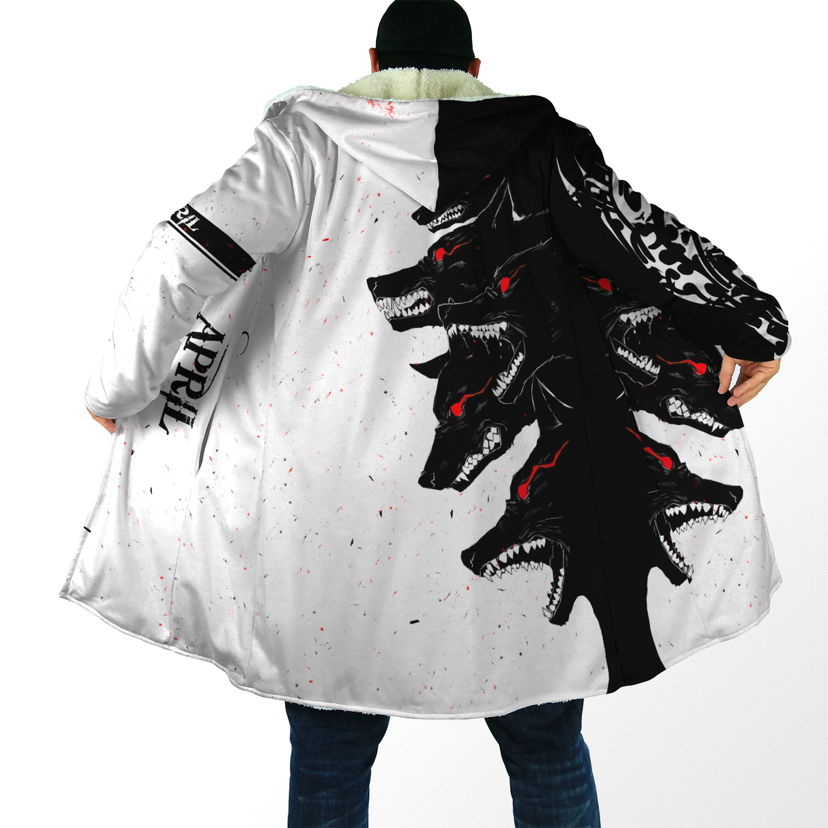 The Dark Wolf April 3D All Over Printed Unisex Deluxe Hoodie ML