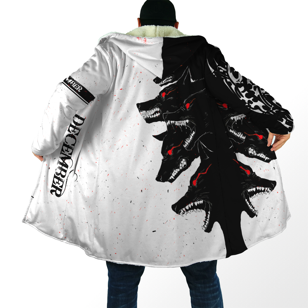 The Dark Wolf December 3D All Over Printed Unisex Deluxe Hoodie ML