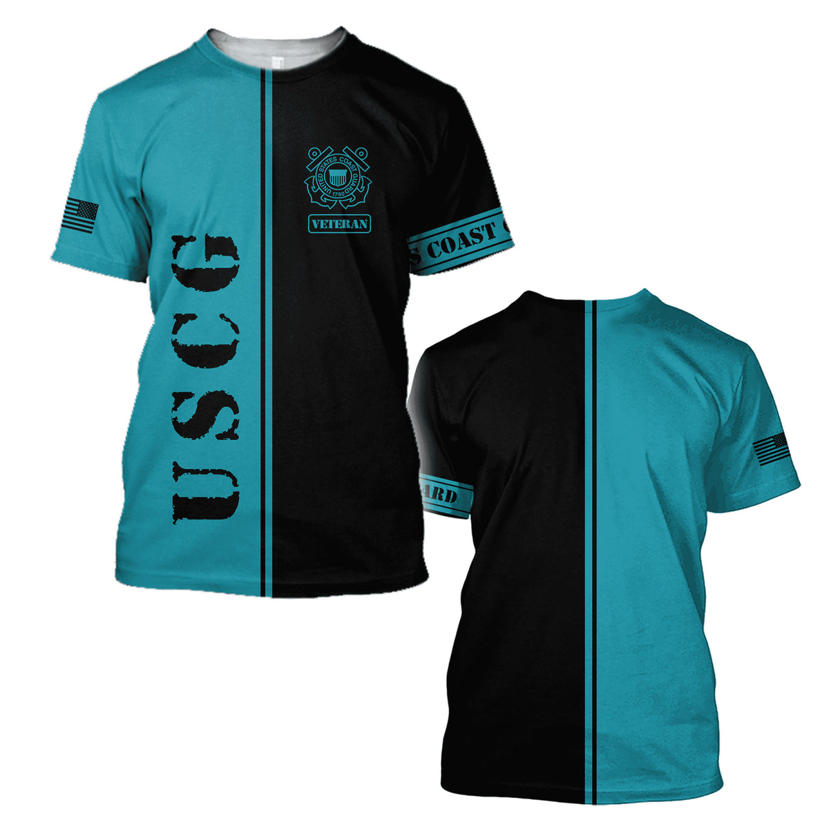 US Coast Guard 3D All Over Printed Unisex Shirts