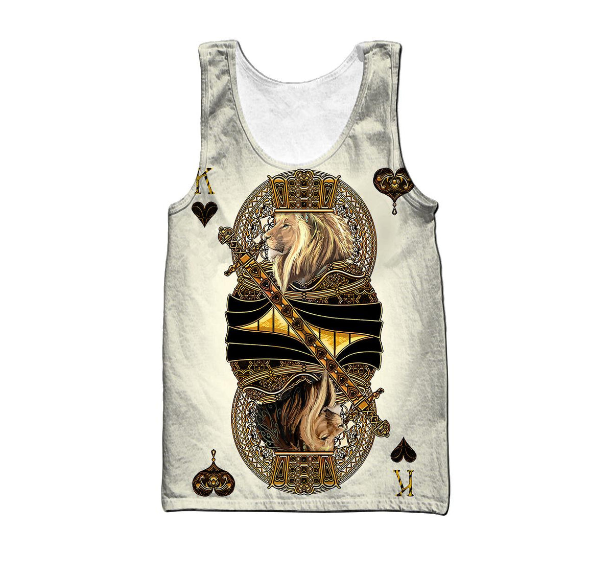 Summer Collection - King Heart Lion  3D All Over Printed Unisex Shirts