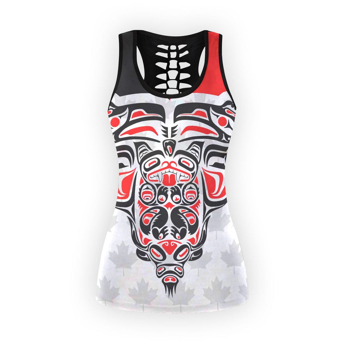 Canadian Totems Tattoo Combo Outfit TQH200707-Apparel-TQH-No Legging-S-Vibe Cosy™