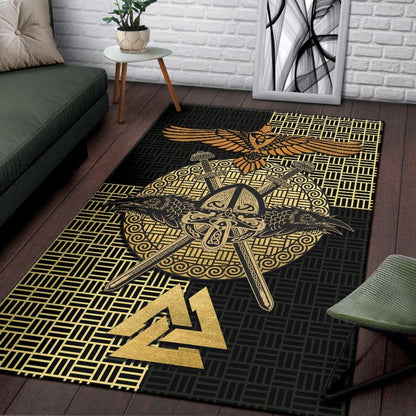 Viking 3D All Over Printed Rug