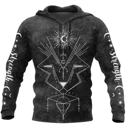 Tarot Cards Strength 3D All Over Printed Shirts For Men and Women AM150603-Apparel-TT-Hoodie-S-Vibe Cosy™