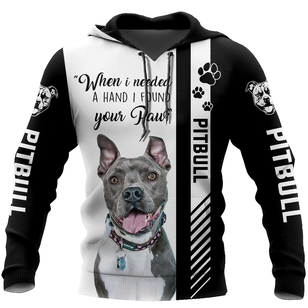 Pitbull 3D All Over Printed Shirts for Men and Women AM090105-Apparel-TT-Hoodie-S-Vibe Cosy™