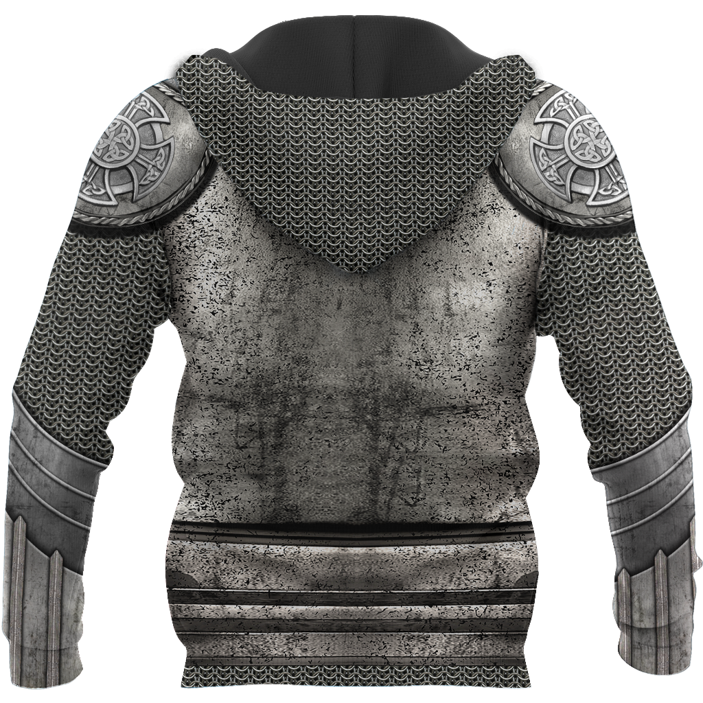 Irish Armor Knight Warrior Chainmail 3D All Over Printed Shirts For Men and Women AM280202-Apparel-TT-Hoodie-S-Vibe Cosy™
