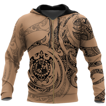Tonga in My Heart Polynesian Tattoo Style 3D Printed Shirts AM180205-Apparel-TT-Zipped Hoodie-S-Vibe Cosy™