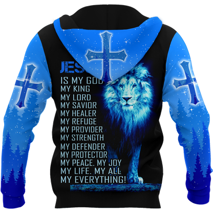 A JESUS GOD JESUS IS MY EVERYTHING ALL OVER PRINTED SHIRTS - Amaze Style™-Apparel