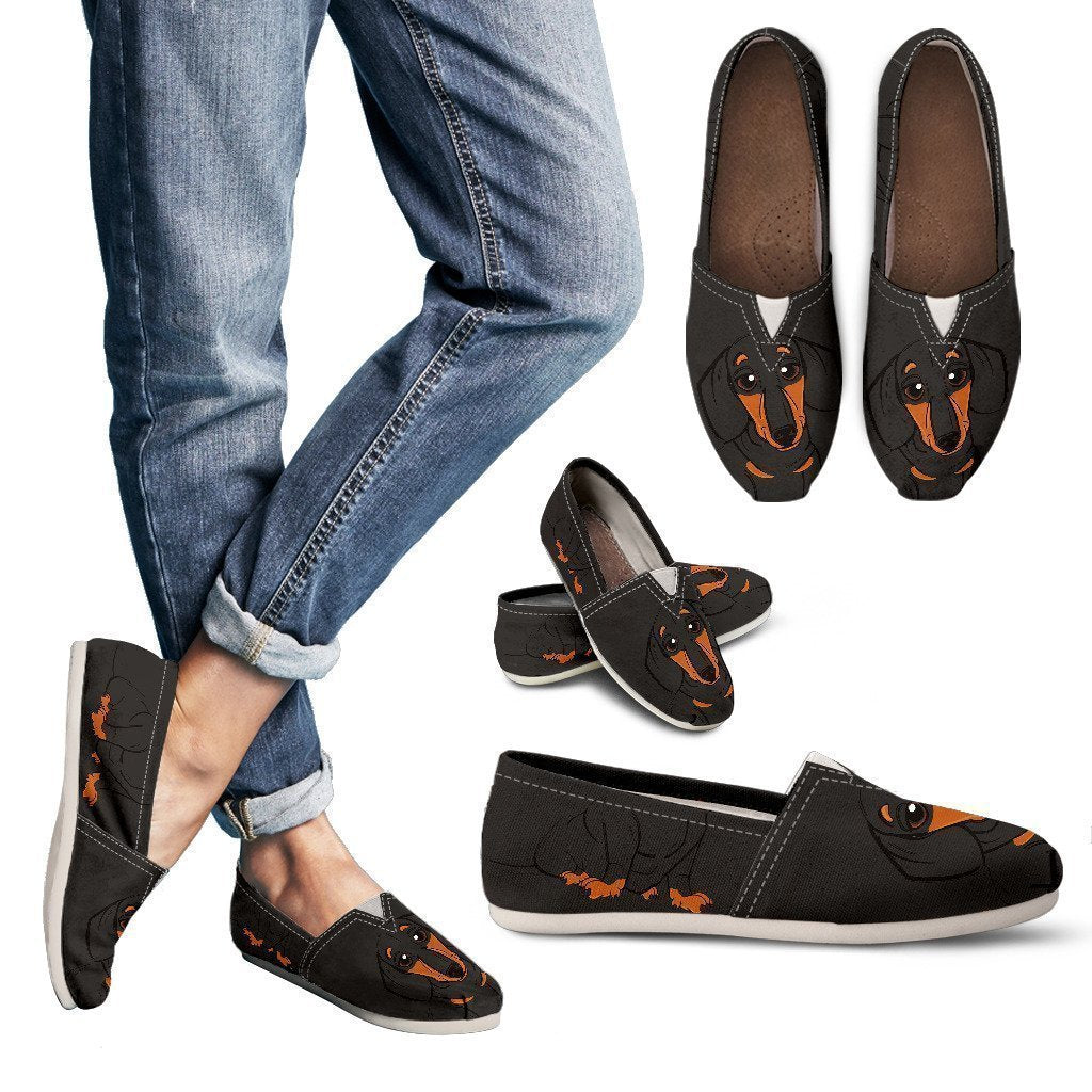Dachshund Women's Casual Shoes-6teenth World™-Women's Casual Shoes-US6 (EU36)-Vibe Cosy™