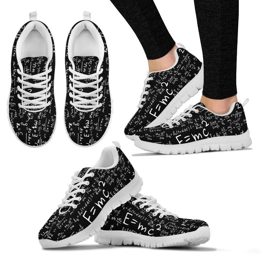 Math Science Lover Women's Sneakers-6teenth World™-Women's Sneakers-US5 (EU35)-Vibe Cosy™