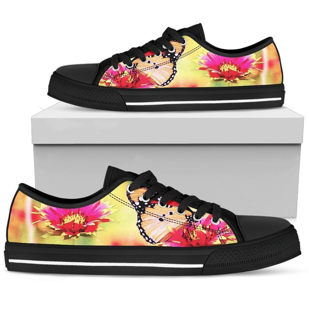 Women's Low Tops Butterfly (Black Sole)-6teenth World™-Women's Low Top Shoe-US5.5 (EU36)-Vibe Cosy™