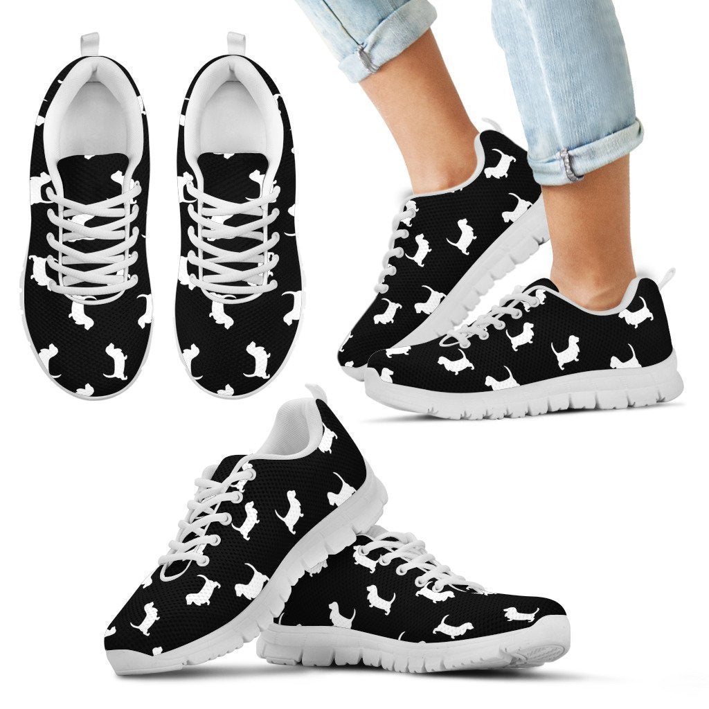 Basset Hound Lover Kid's Sneakers-6teenth World™-Kid's Sneakers-11 CHILD (EU28)-Vibe Cosy™