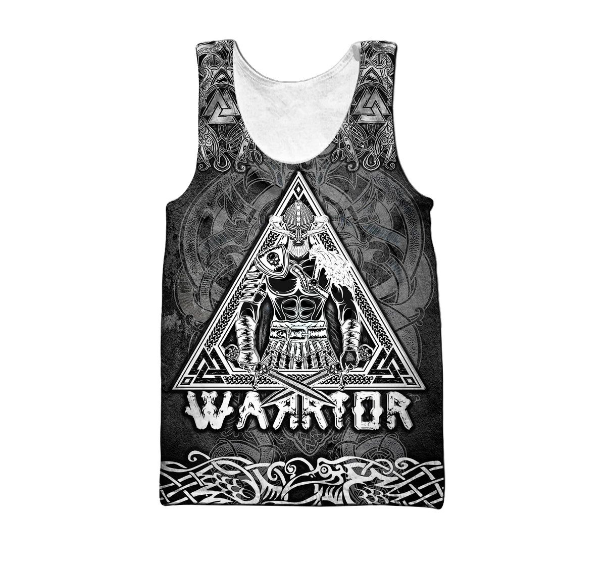 Viking Warriors tattoos 3D all over printed for man and women-Apparel-PL8386-Tank Top-S-Vibe Cosy™