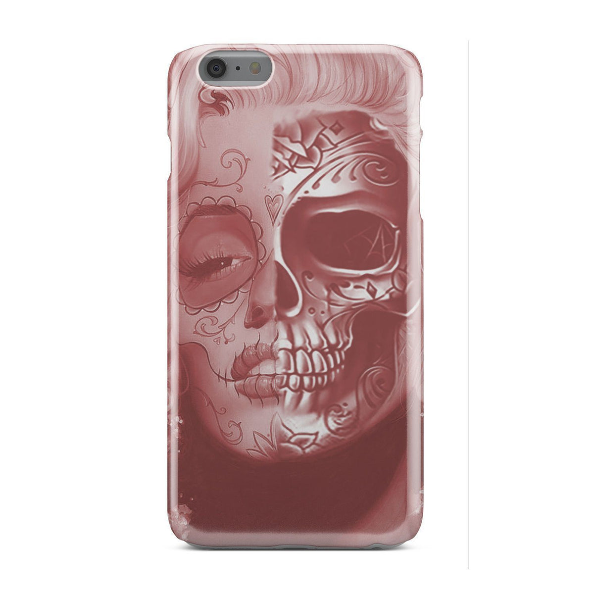 Beautiful Skull Face phone case-Phone Case-wc-fulfillment-iPhone 6S Plus-Vibe Cosy™