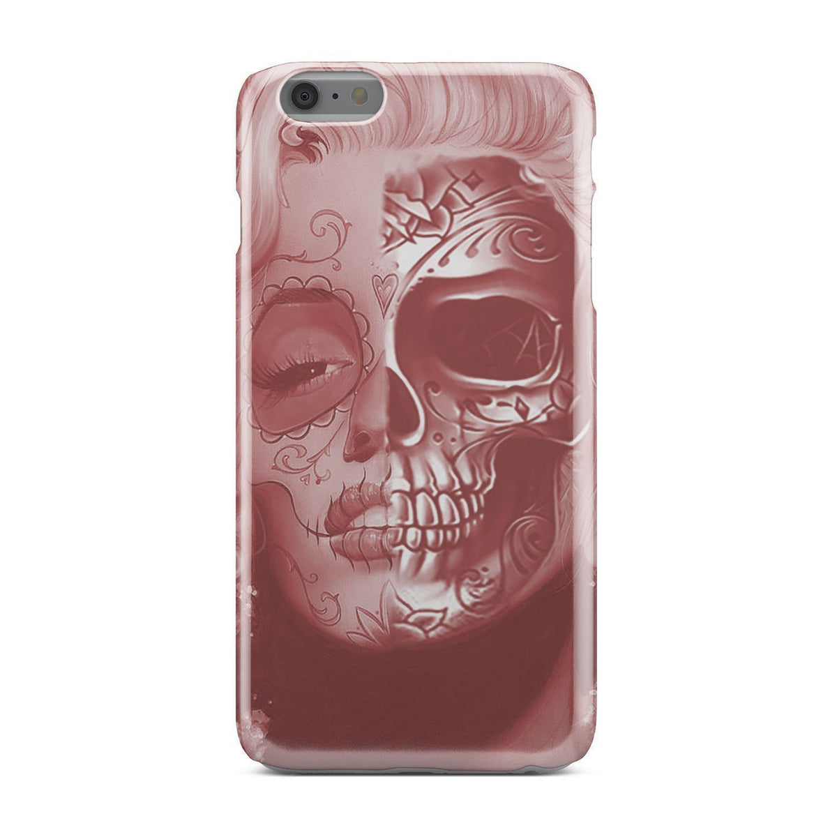Beautiful Skull Face phone case-Phone Case-wc-fulfillment-iPhone 6 Plus-Vibe Cosy™